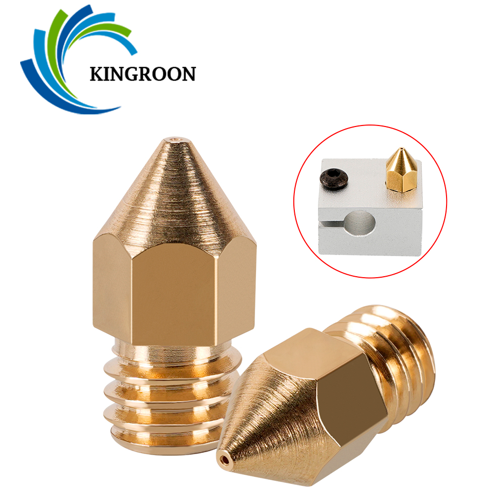 3D Printing Fff - MK7 MK8 Nozzle 0.4mm 0.3mm 0.2mm