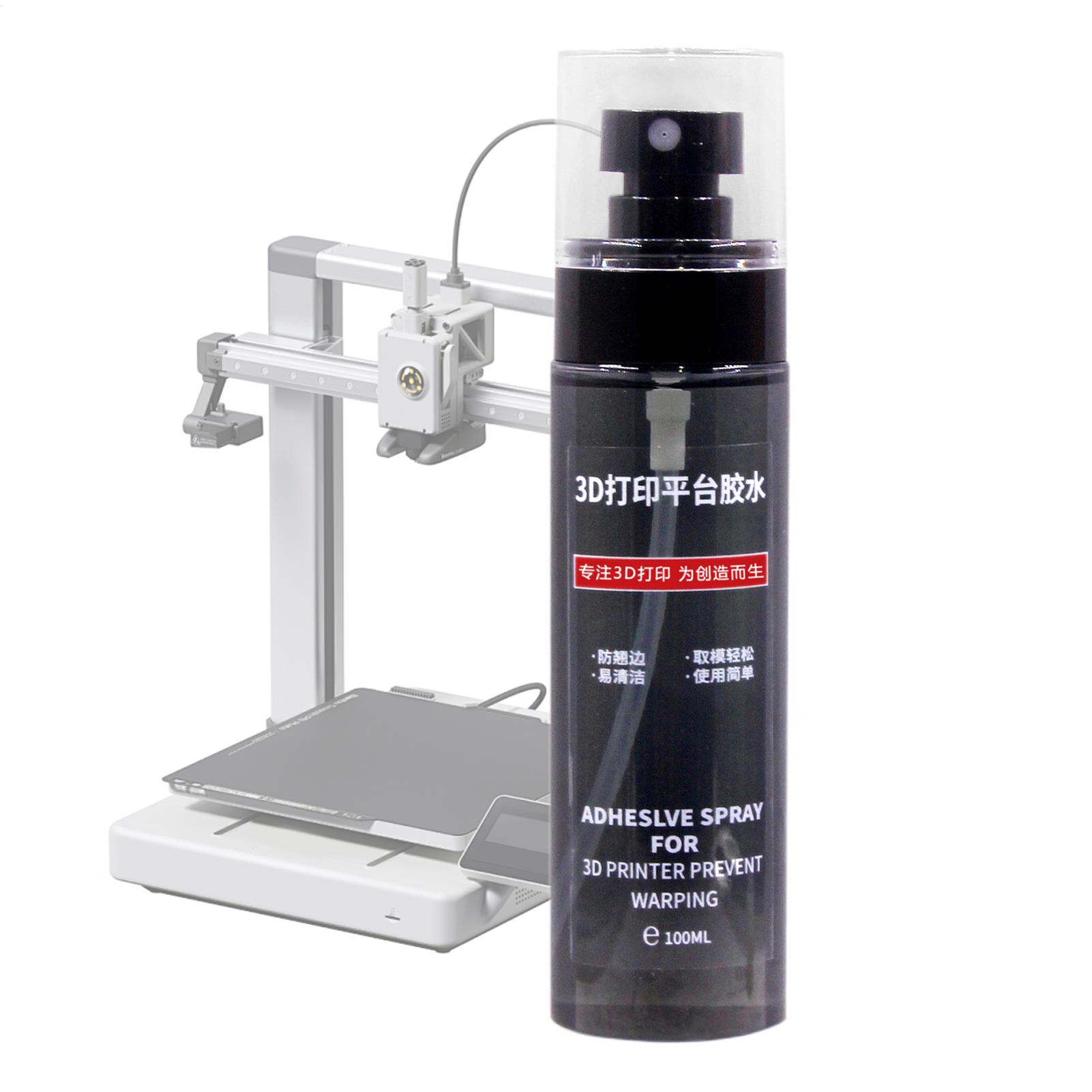 Glue For 3D Printing - 3D-printer bouwplaten 100ml 3D-printerbedlijm Anti-kromtrekkingsspray Veelzijdige,