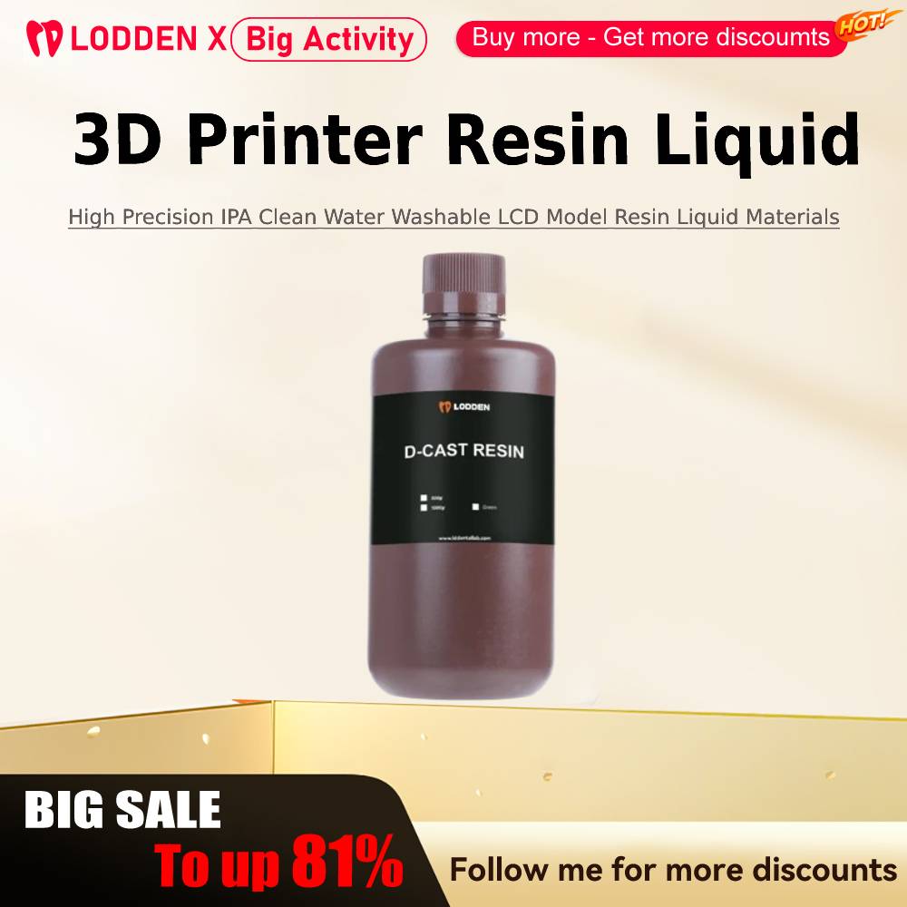 Glue For 3D Printing - Lodden 3D Printer Hars Vloeistof 385/405nm