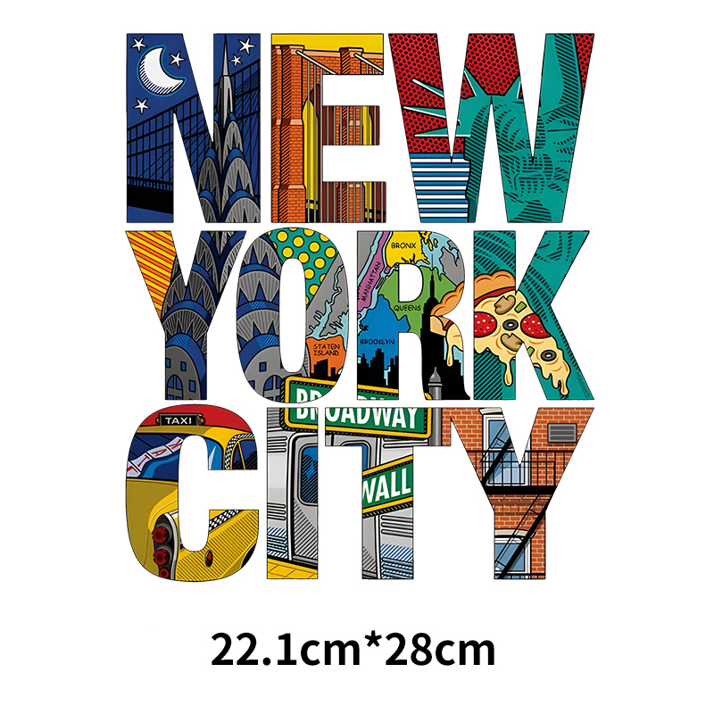 New York Letters DTF Heat Tran - 3D Printing York recensie en prijs