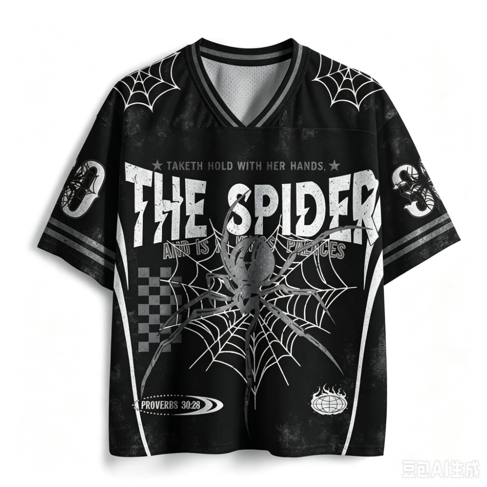Spider Web 3D-geprinte heren-T - 3D Printing Web recensie en prijs