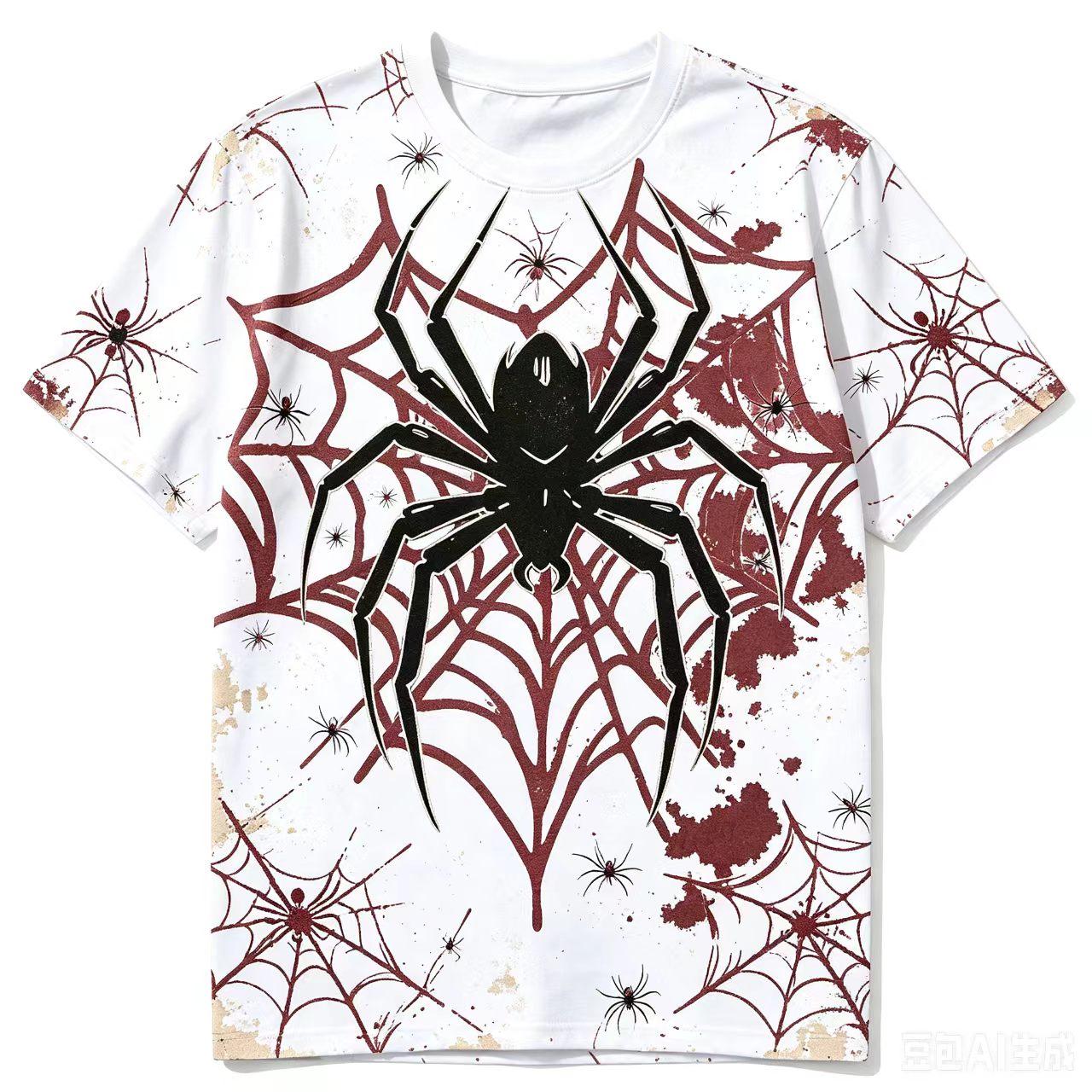 Nieuw Spider Web T-shirt Heren - 3D Printing Web recensie en prijs