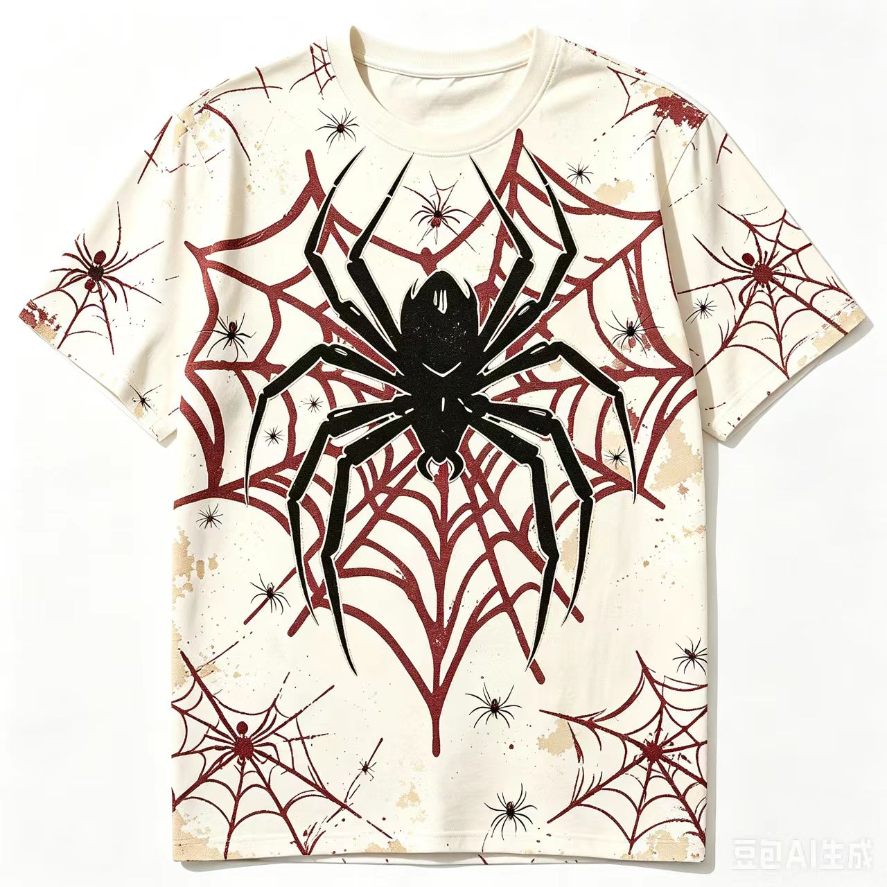 Nieuw Spider Web T-shirt Heren - 3D Printing Web recensie en prijs