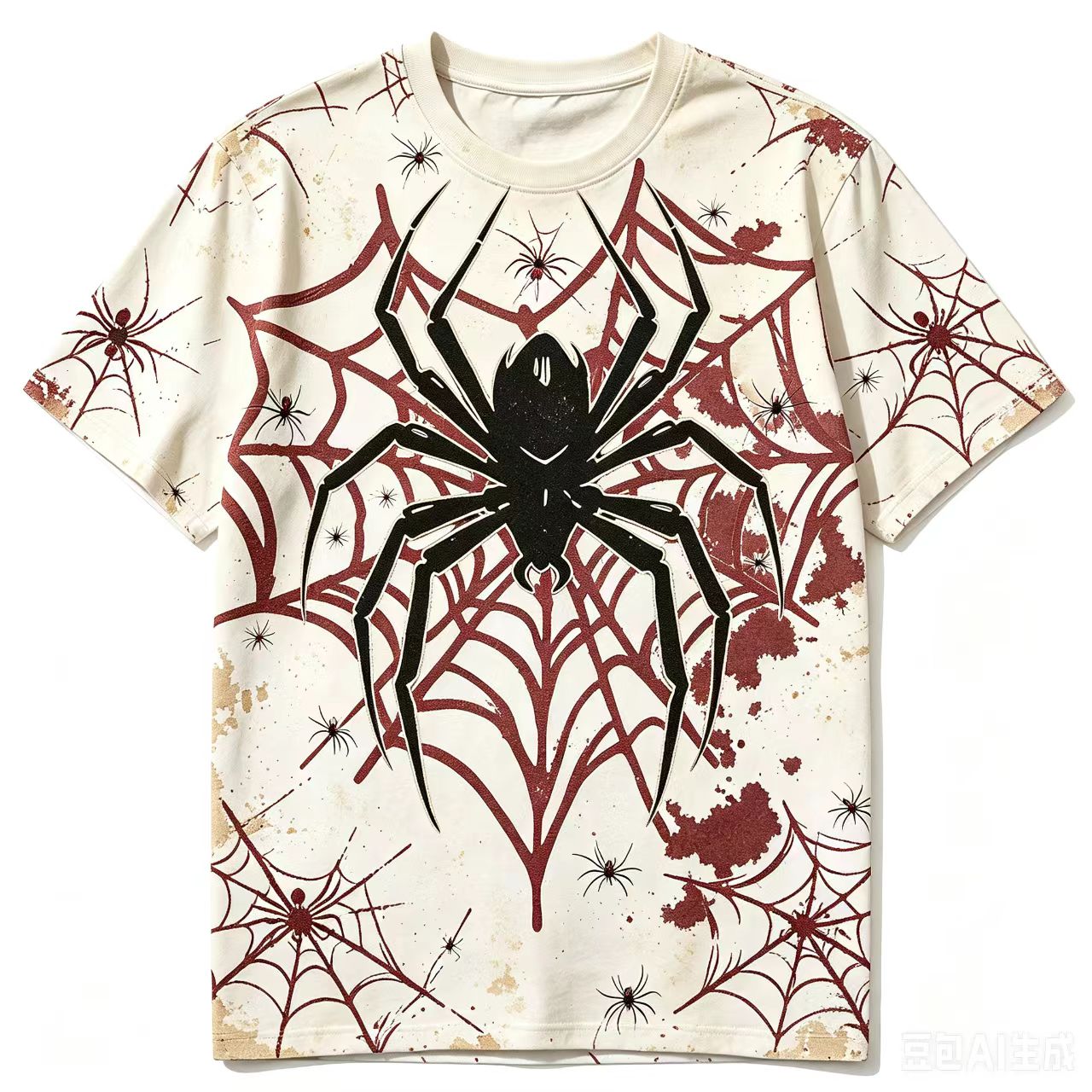 Nieuw Spider Web T-shirt Heren - 3D Printing Web recensie en prijs