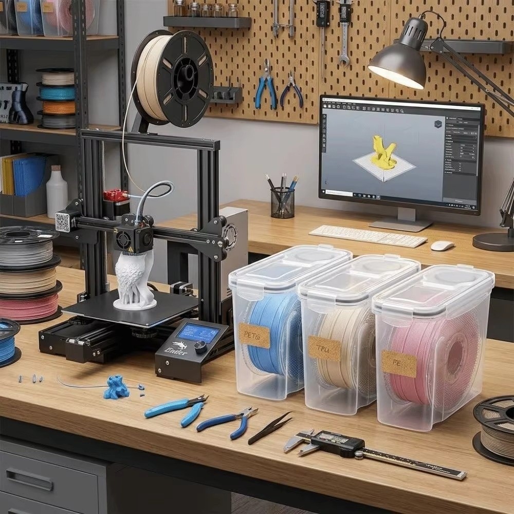 Transparante filamentcontainer - 3D Printing For Medical recensie en prijs