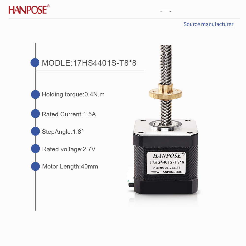 Tweefasige vierdraads NEMA17 s - Lead Screw Stepper recensie en prijs