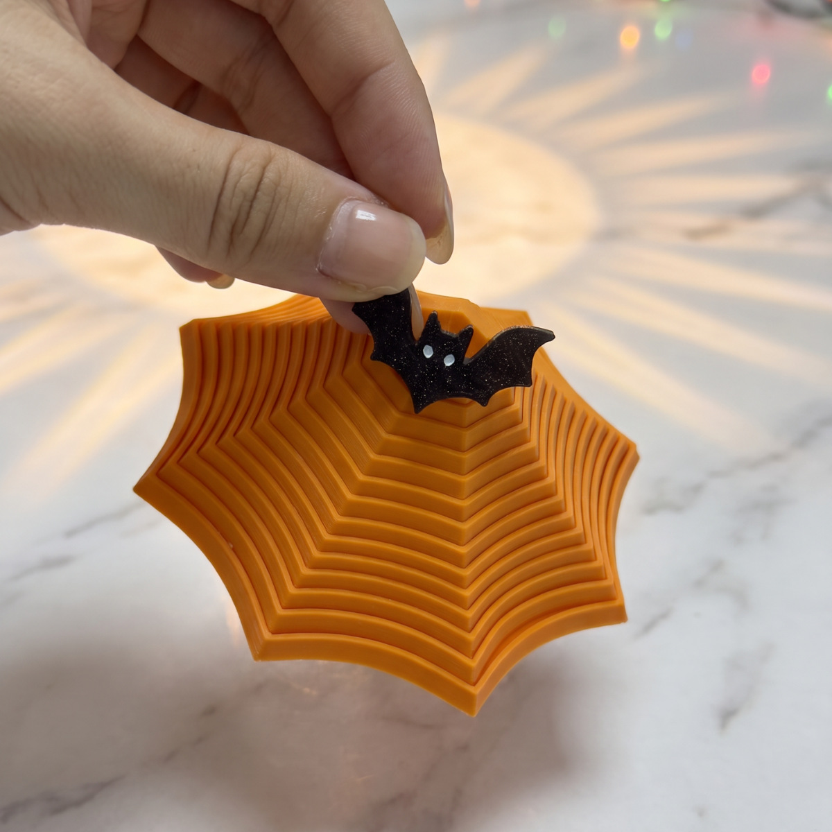 Leuke Halloween-spinnenweb-bur - 3D Printing Web recensie en prijs