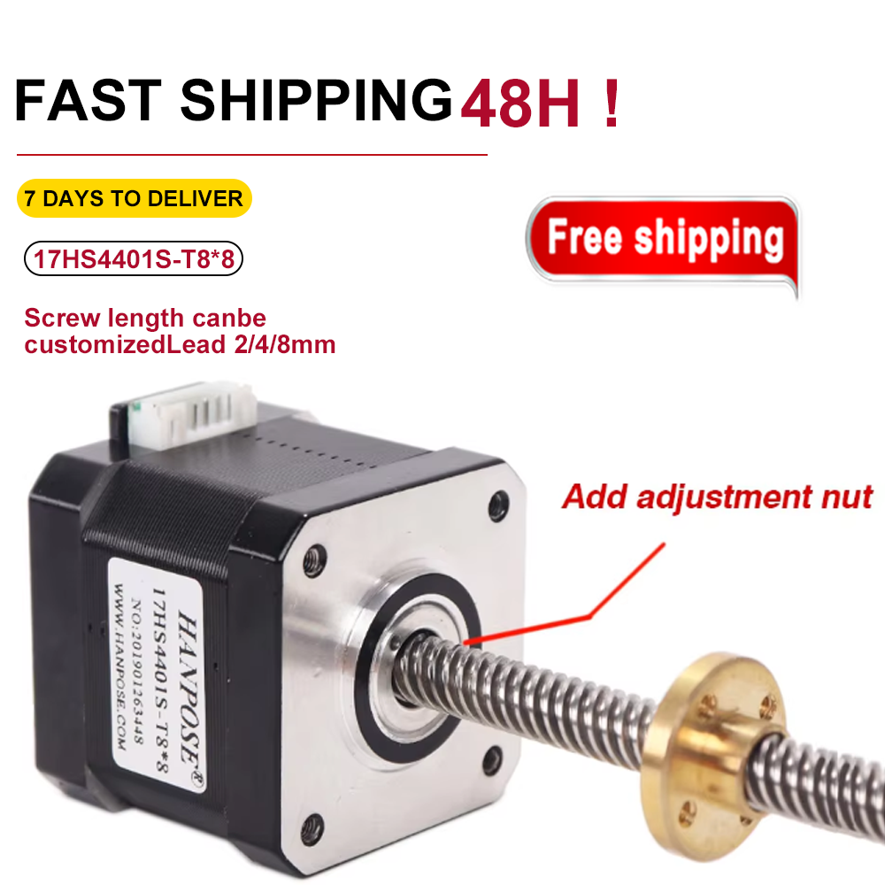 Nema17 Schroef Stappenmotor 1. - Lead Screw Stepper recensie en prijs