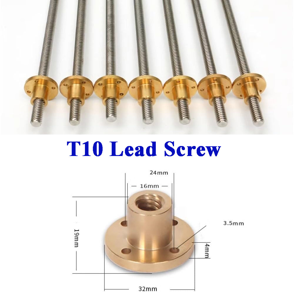 T10 spindel 304 roestvrij staa - Lead Screw Stepper recensie en prijs