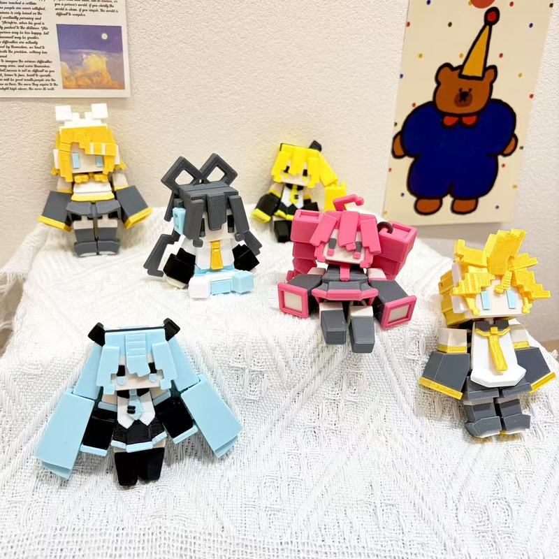 Anime Hatsune Miku 3D geprinte - 3D Printing Examples recensie en prijs