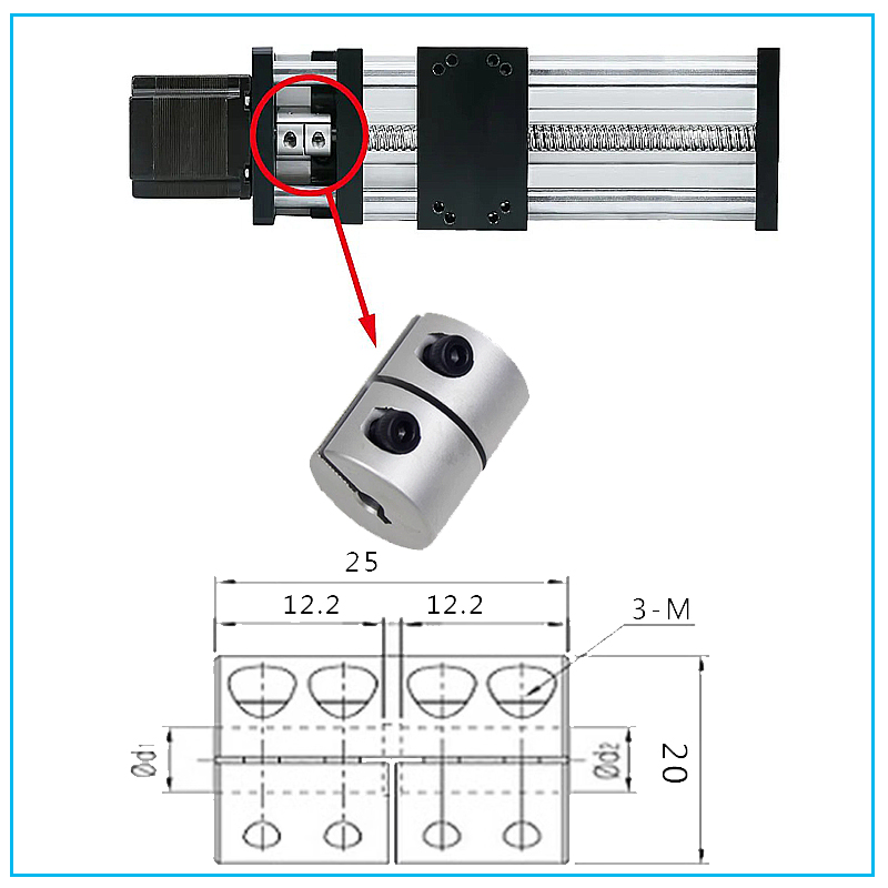5 stuks 3D-printer T8 spindel  - Lead Screw Stepper recensie en prijs