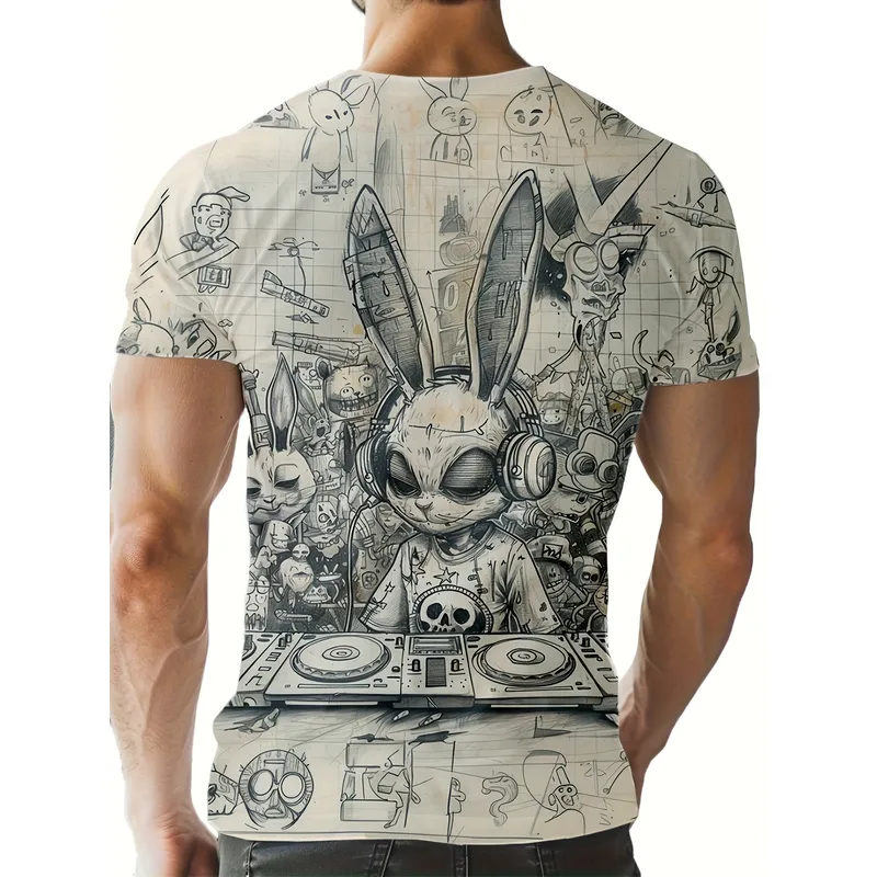 Cartoon DJ Rabbit Digitaal Bed - 3D Printing Rabbit recensie en prijs