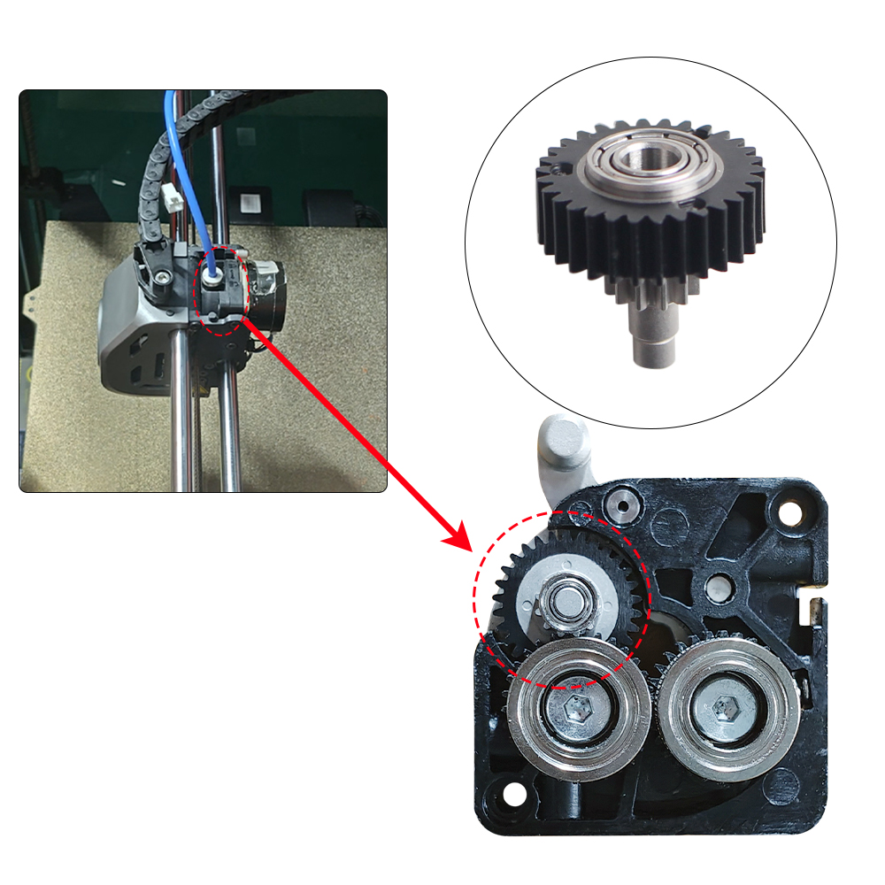 Voor Creality K1 K1C K1Max Ext - 3D Printing Fff recensie en prijs