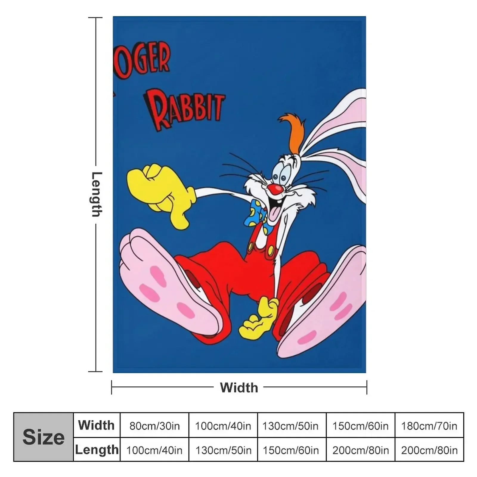 Roger Rabbit I Throw Deken Pla - 3D Printing Rabbit recensie en prijs