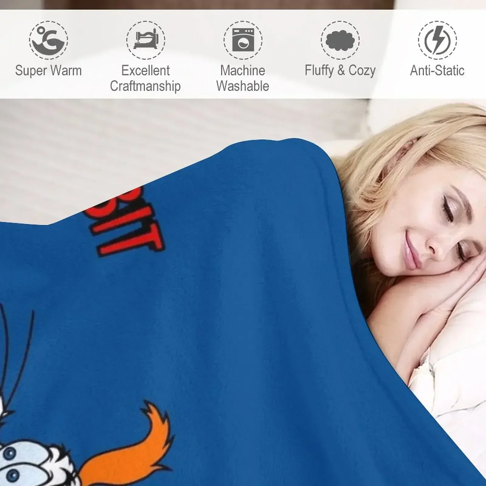 Roger Rabbit I Throw Deken Pla - 3D Printing Rabbit recensie en prijs